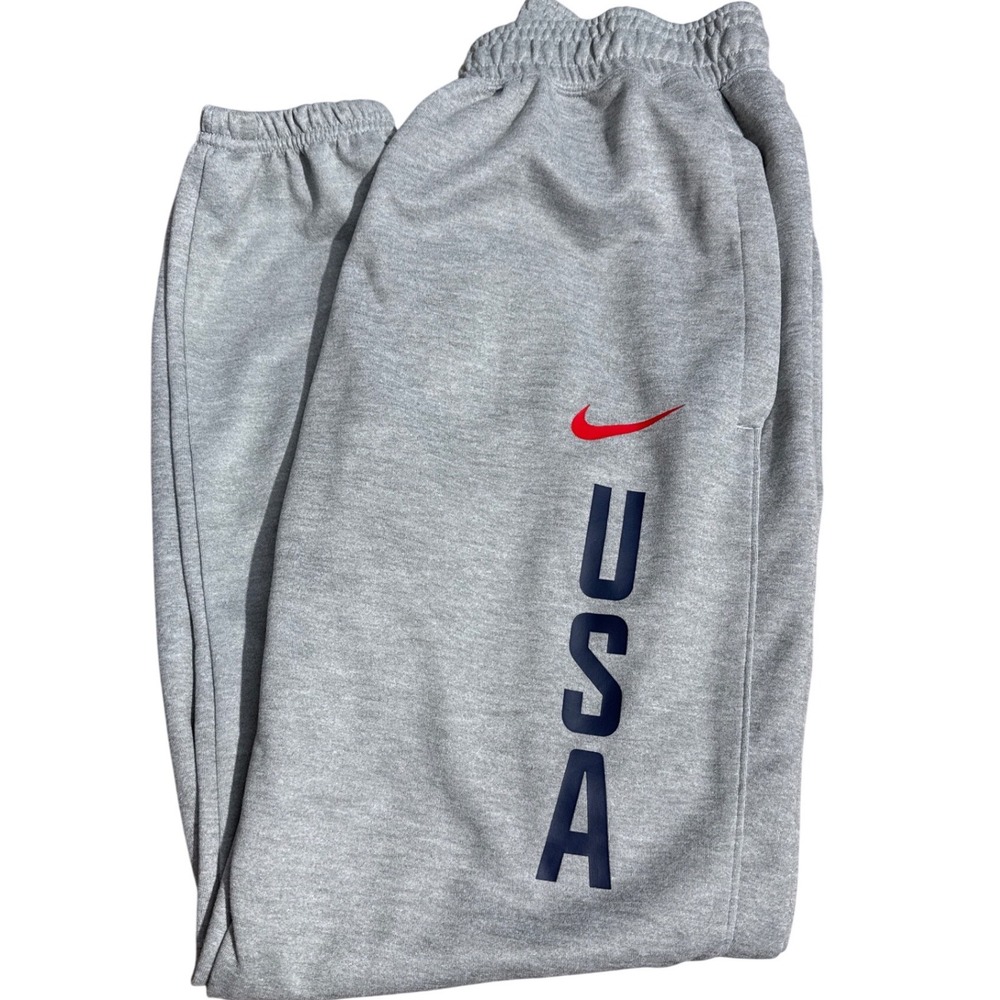 Nike (Gray) USA Dri-FIT Sweatpants Mens Large